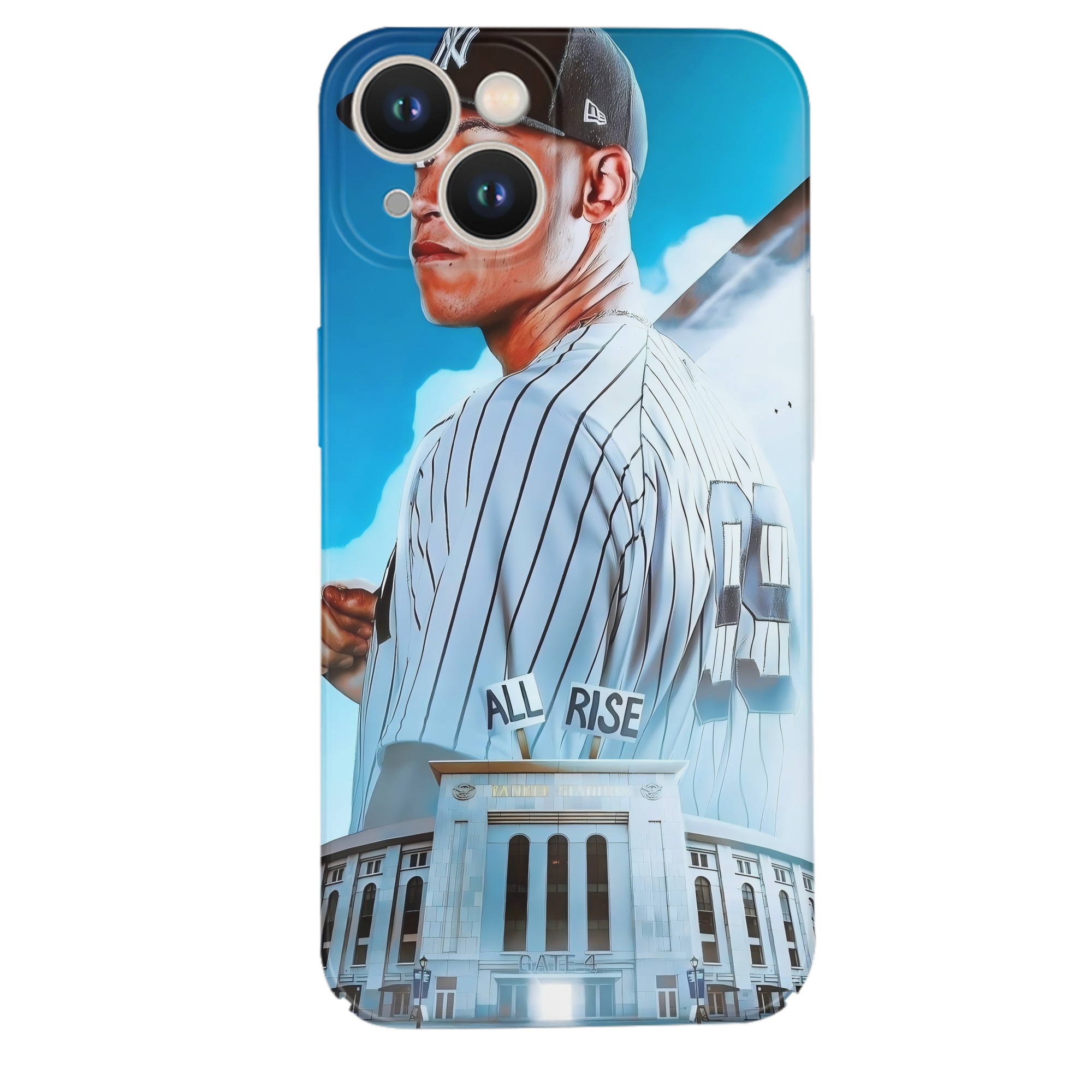 Aaron Judge 99 All Rise IPhone 14 Series Full-Cover Hard Case – Shockproof With Raised Camera Protection – Precise Cutouts, Wireless Charging Compatible – Durable, Anti-Yellowing, Easy To Clean